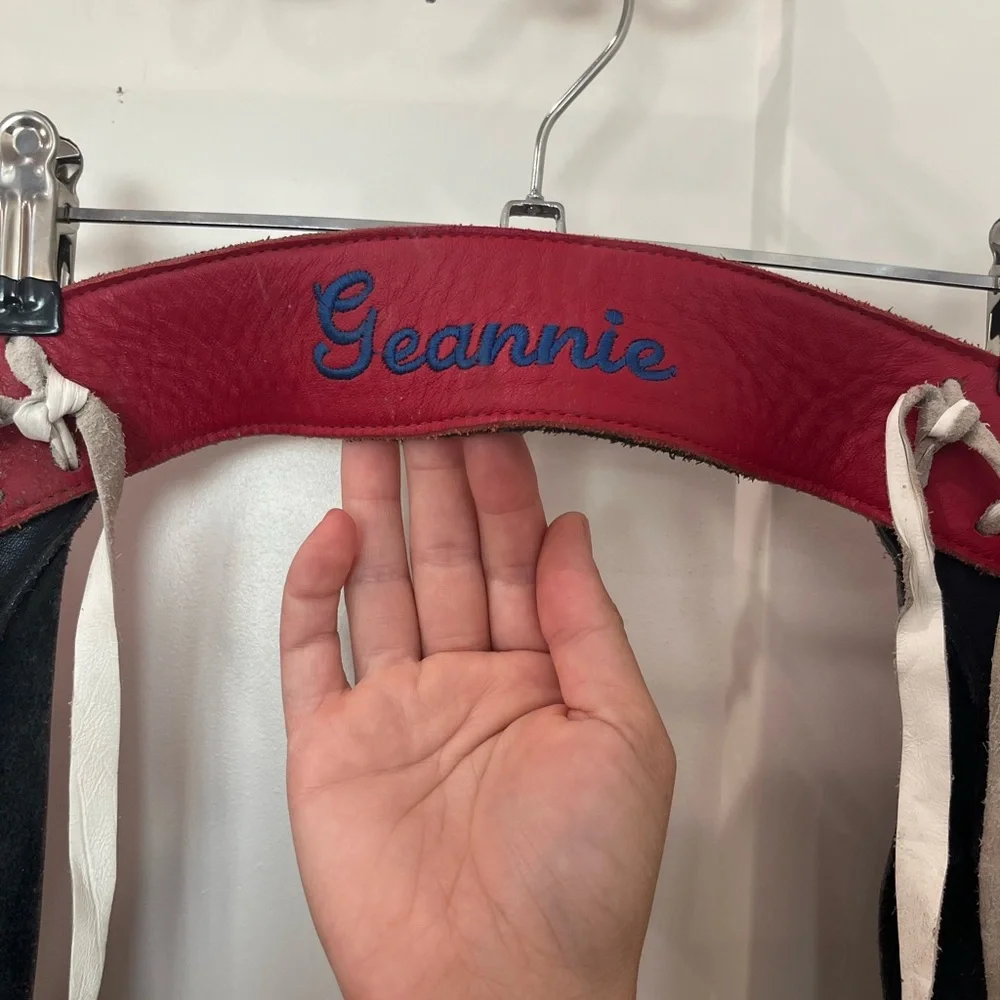 Custom Dave Thornbury Chaps, women’s riding, Geannie - Picture 7 of 13